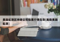 美国能源区块链公司股票行情走势[美股美国能源]